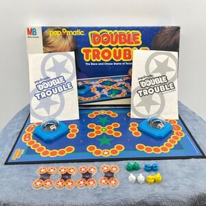Double Trouble Board Game 1987 Complete - Wear
